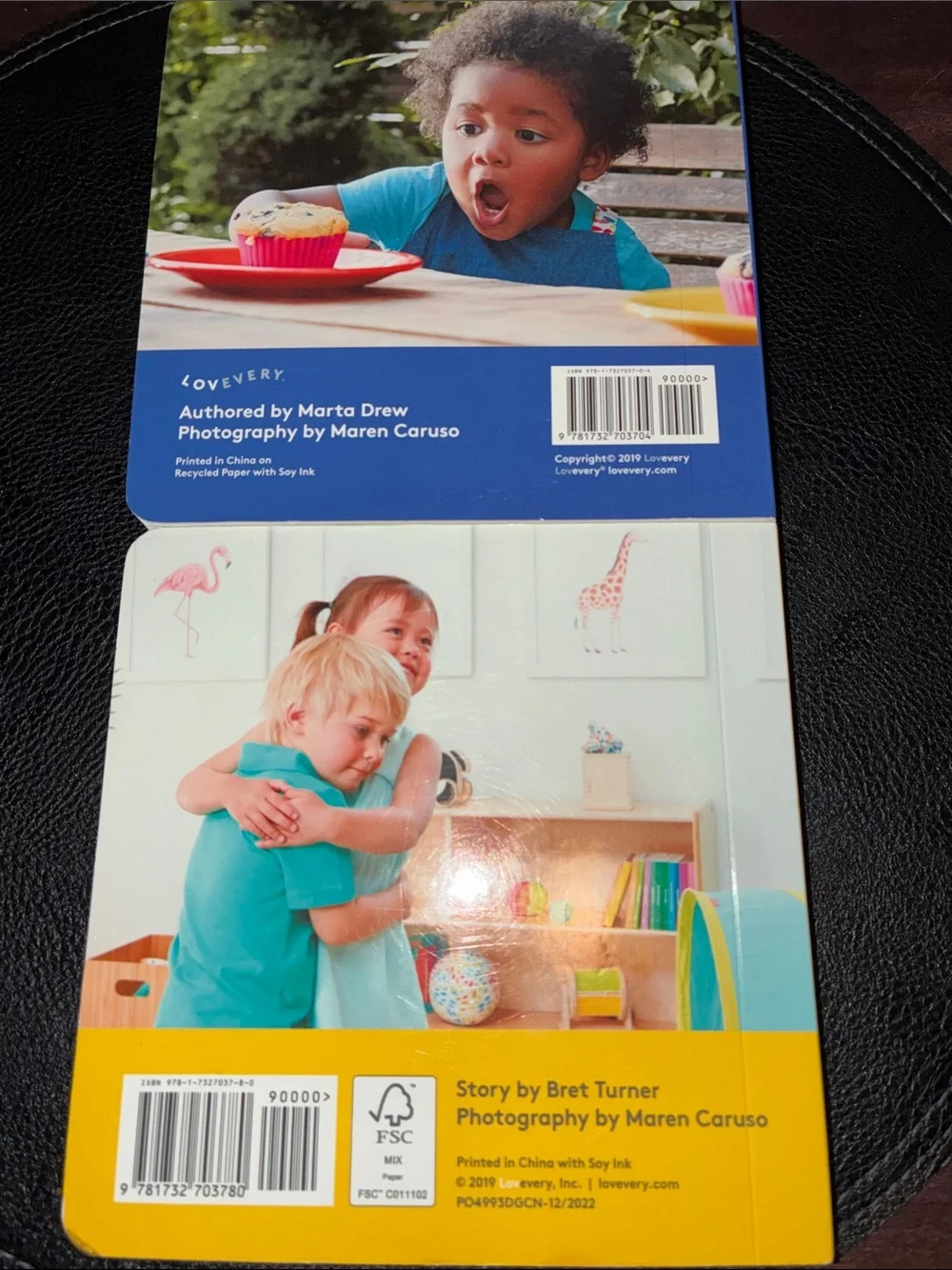Lovevery Books the play date and making muffins flip book lot of 2